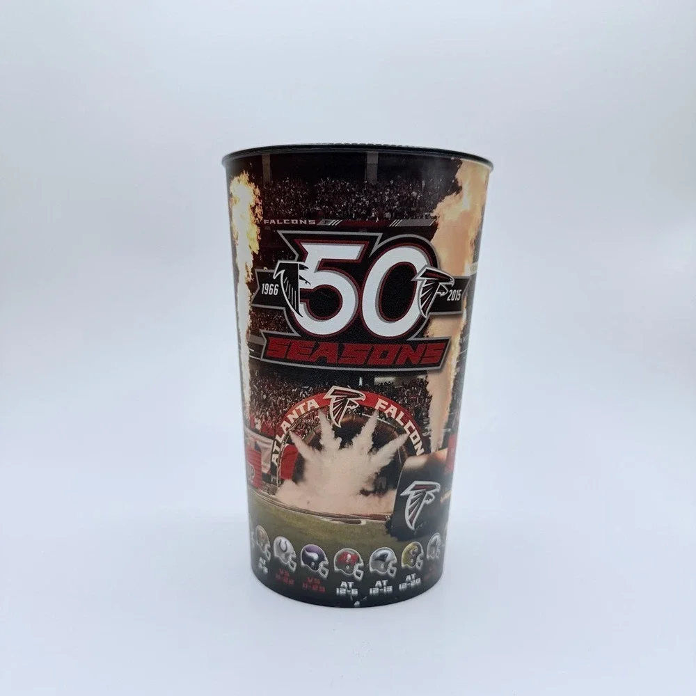 Atlanta Falcons 50 Seasons Coca-Cola Zero Souvenir Cup 1966-2015 Georgia Dome
